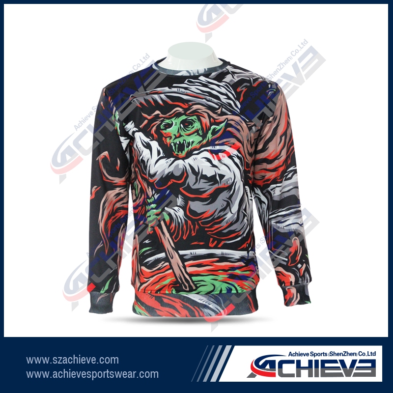 Fashion Sublimation Polyester Durable Sweater