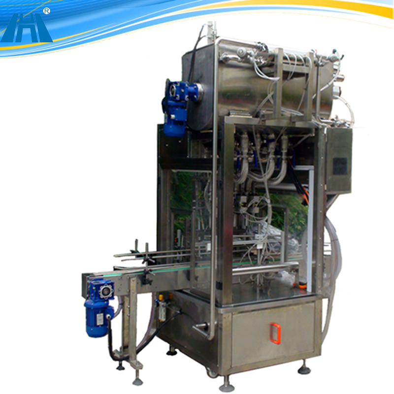 Multi-function 4 Heads Negative Pressure Type Liquid Filling Machine