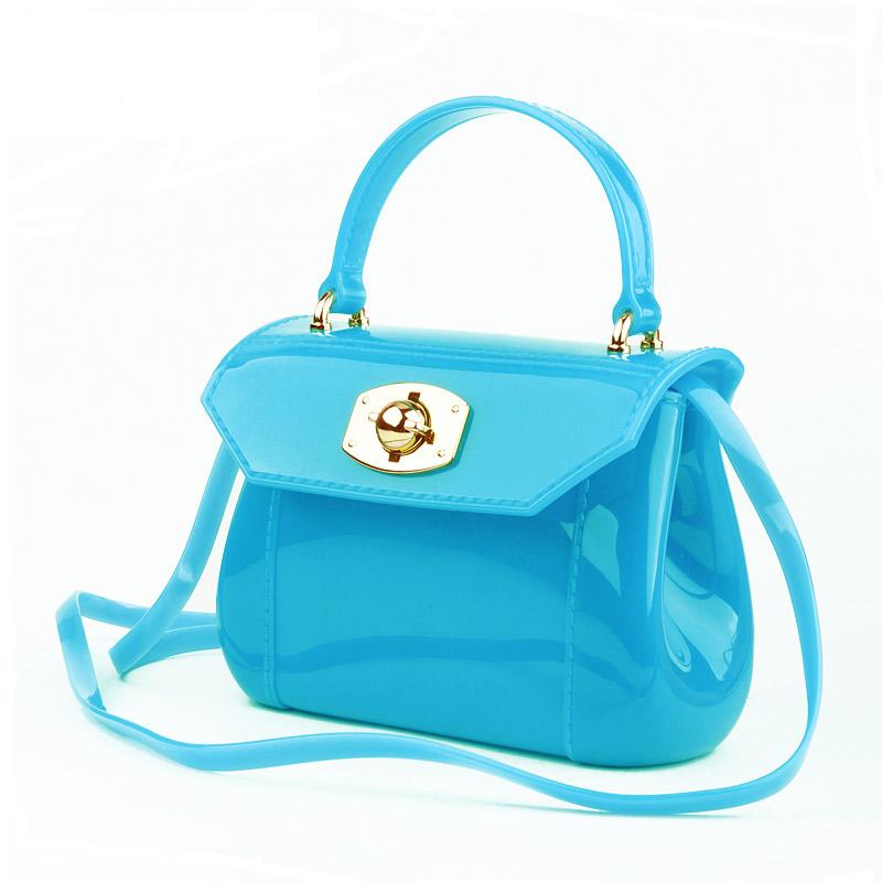 Lightweight  Jelly Bag with Green PVC