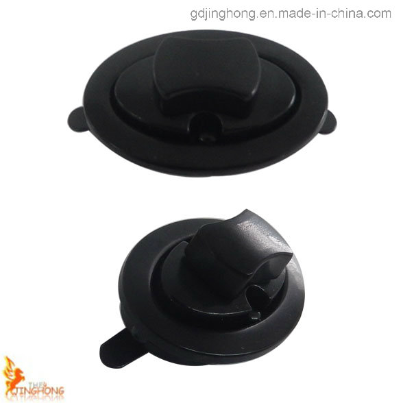 Lightweight  Bags Lock Custom Black Zinc Alloy Twist Lock