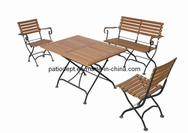 Corner Outdoor Teak Wood Chair