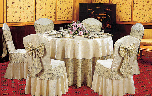 Home Banquet Chair and Table's Cover/Cloth (PMT-8002)
