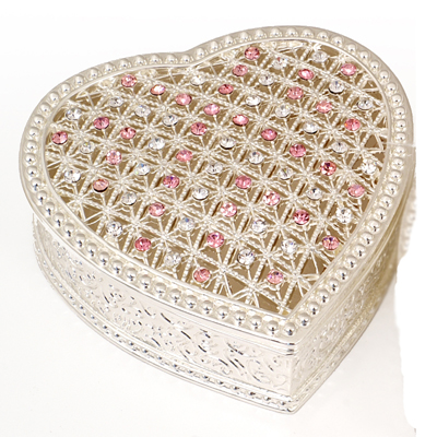 Casual Jewelry Box, Trinket Box, Metal Jewelry Box