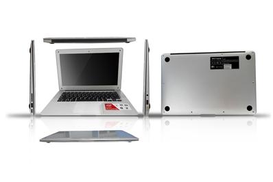 Cheap 13.3 Inch WVGA LED Screen Dual Core Lap with Linux or Windows 7