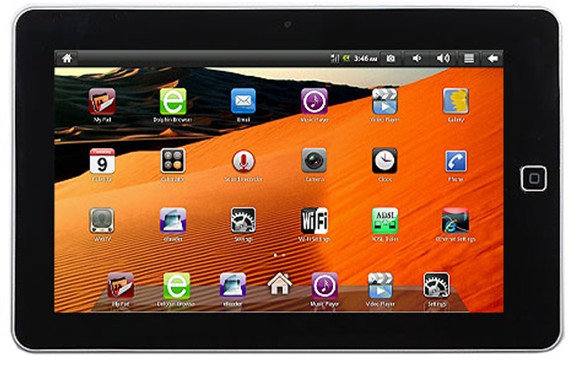 Personal 10.2 Inch Flytouch 4 Android 2.2 WCDMA 3G Phone Call 512MB DDR2 4GB GPS Tablet PC